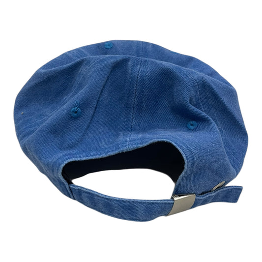 ‘Hipish Hackney’ Cap on Recycled Cotton in Washed Blue - One Size