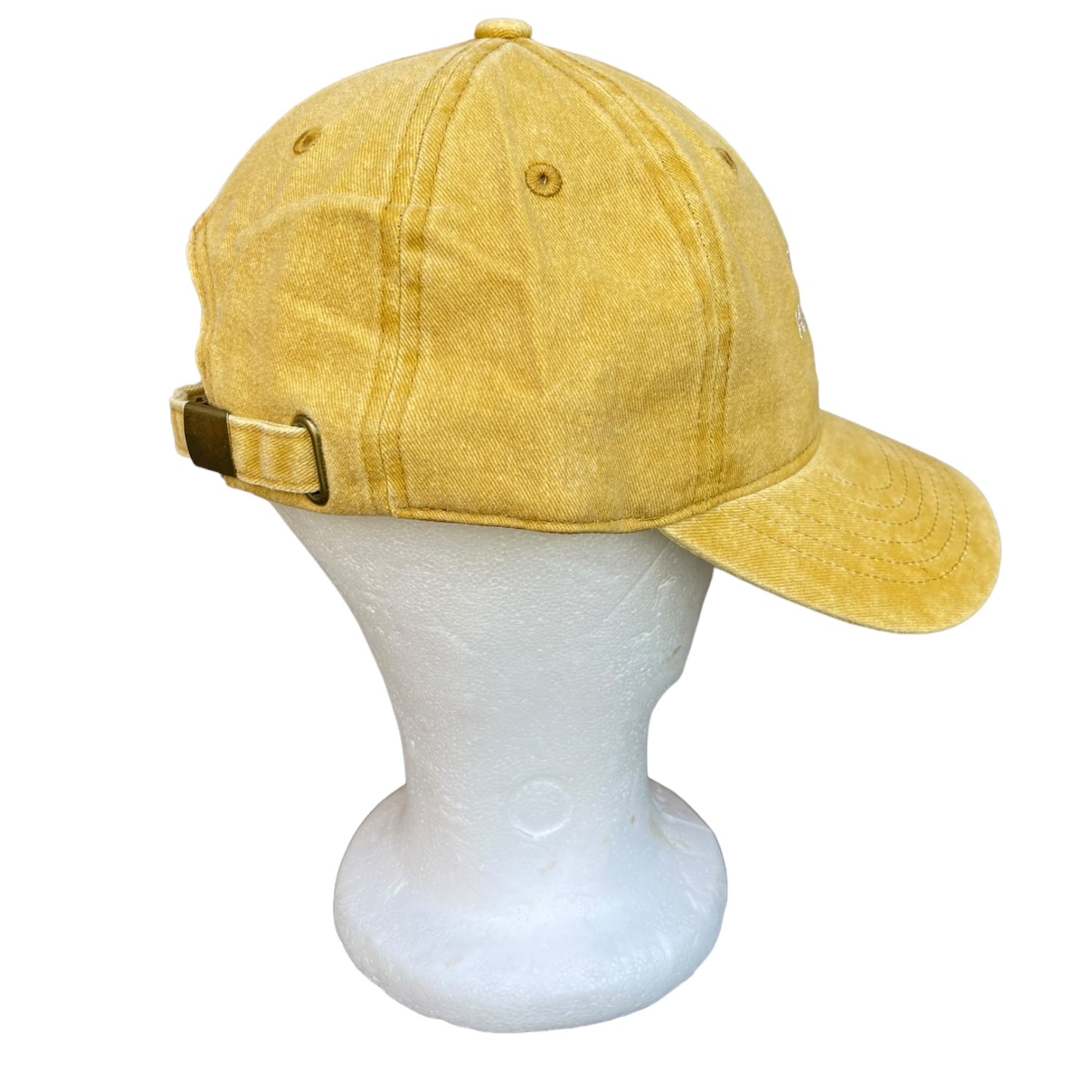 ‘Hipish Hackney’ Cap in Washed Yellow on Recycled Cotton