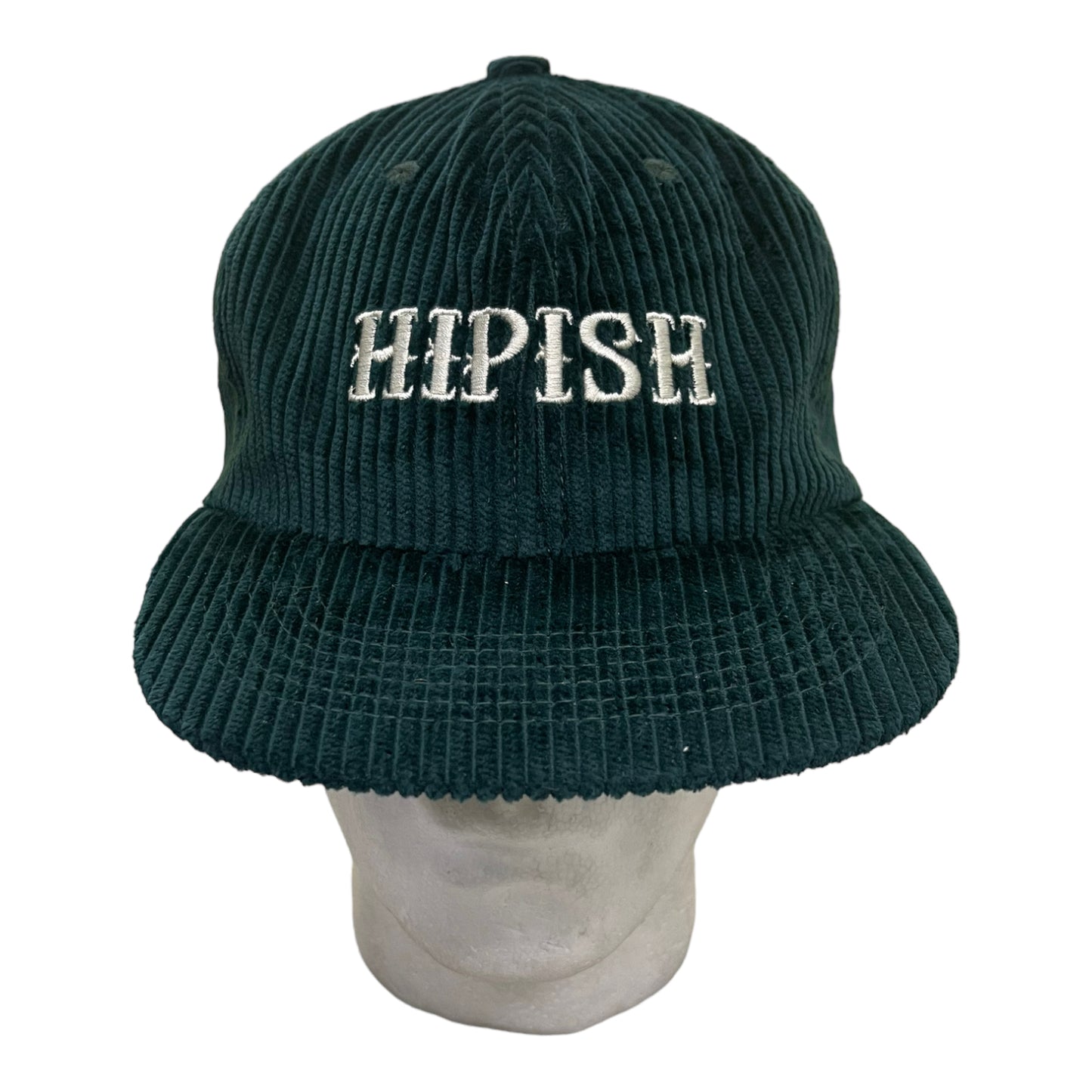 HIPISH Jumbo Cord Green Cap by Hipish Vintage - One Size