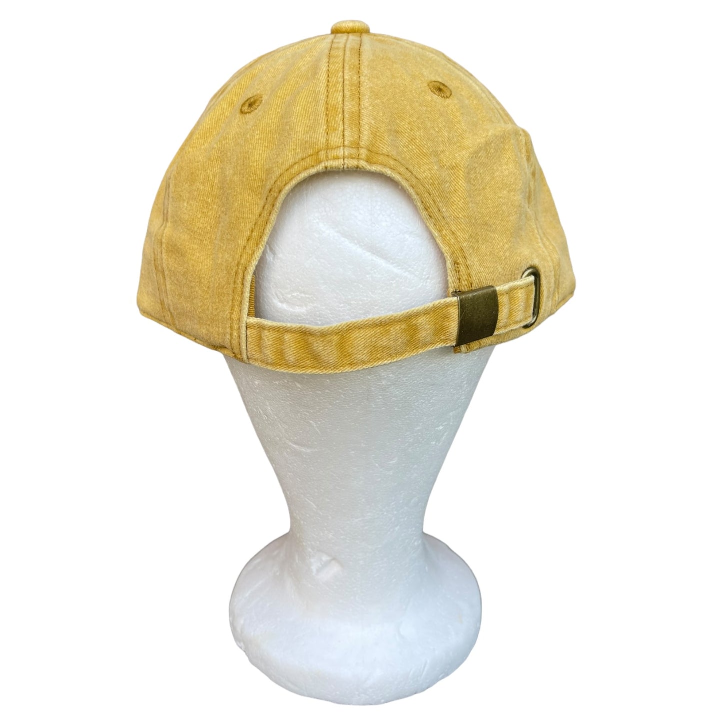 ‘Hipish Hackney’ Cap in Washed Yellow on Recycled Cotton