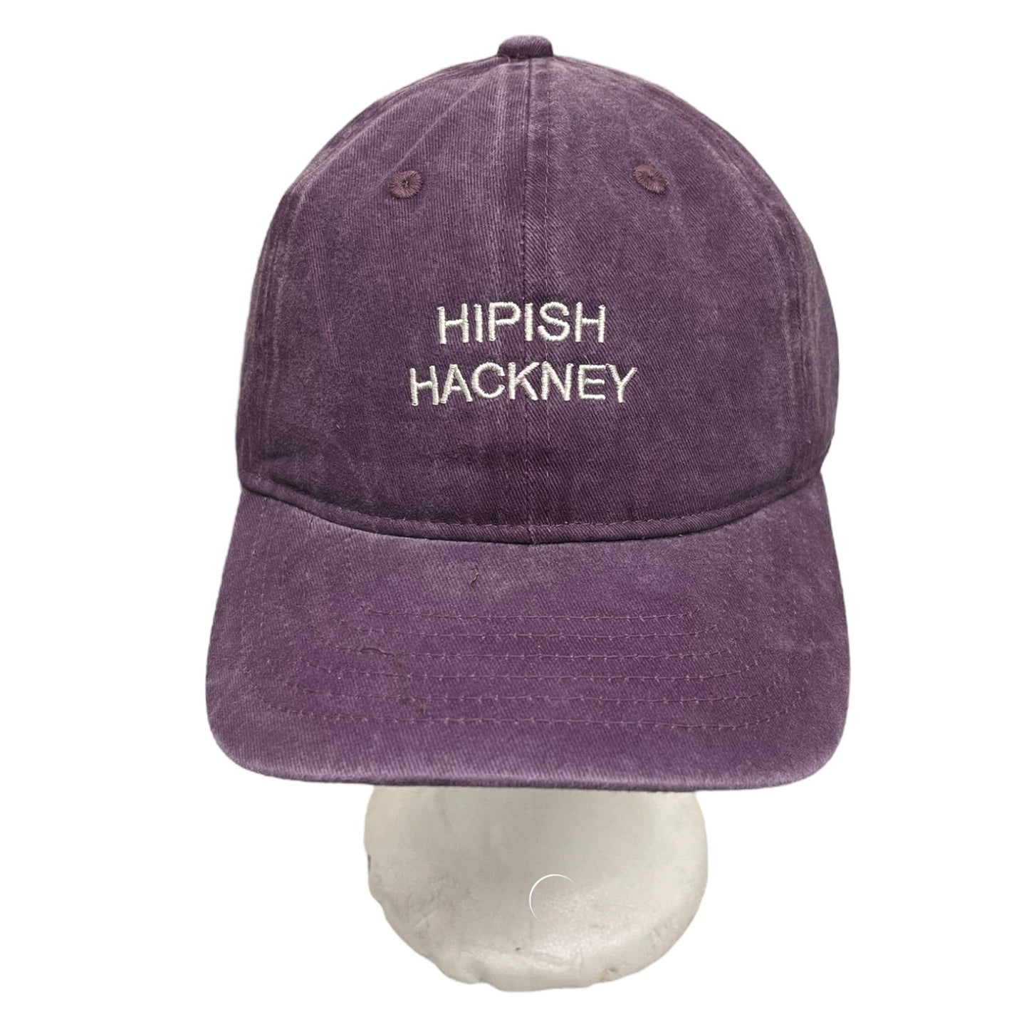 ‘Hipish Hackney’ Cap in Washed Purple on Recycled Cotton - One Size