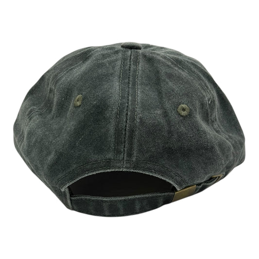 ‘Hipish Gelato’ Cap in Washed Dark Green on Recycled Cotton - One Size