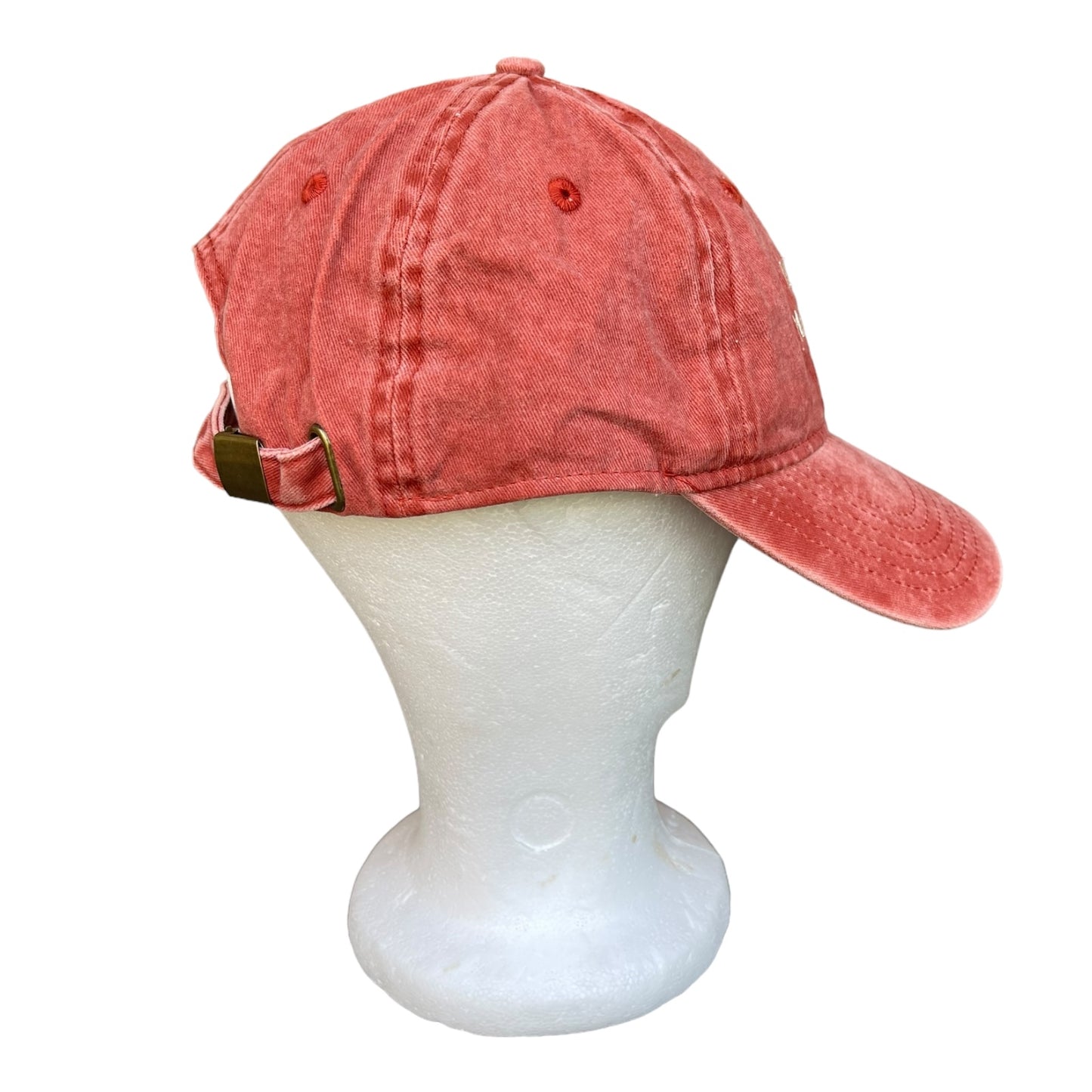 ‘Hipish Hackney’ Cap on Washed Orange made with Recycled Cotton