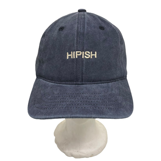 ‘HIPISH’ Cap in Washed Navy on Recycled Cotton - One Size