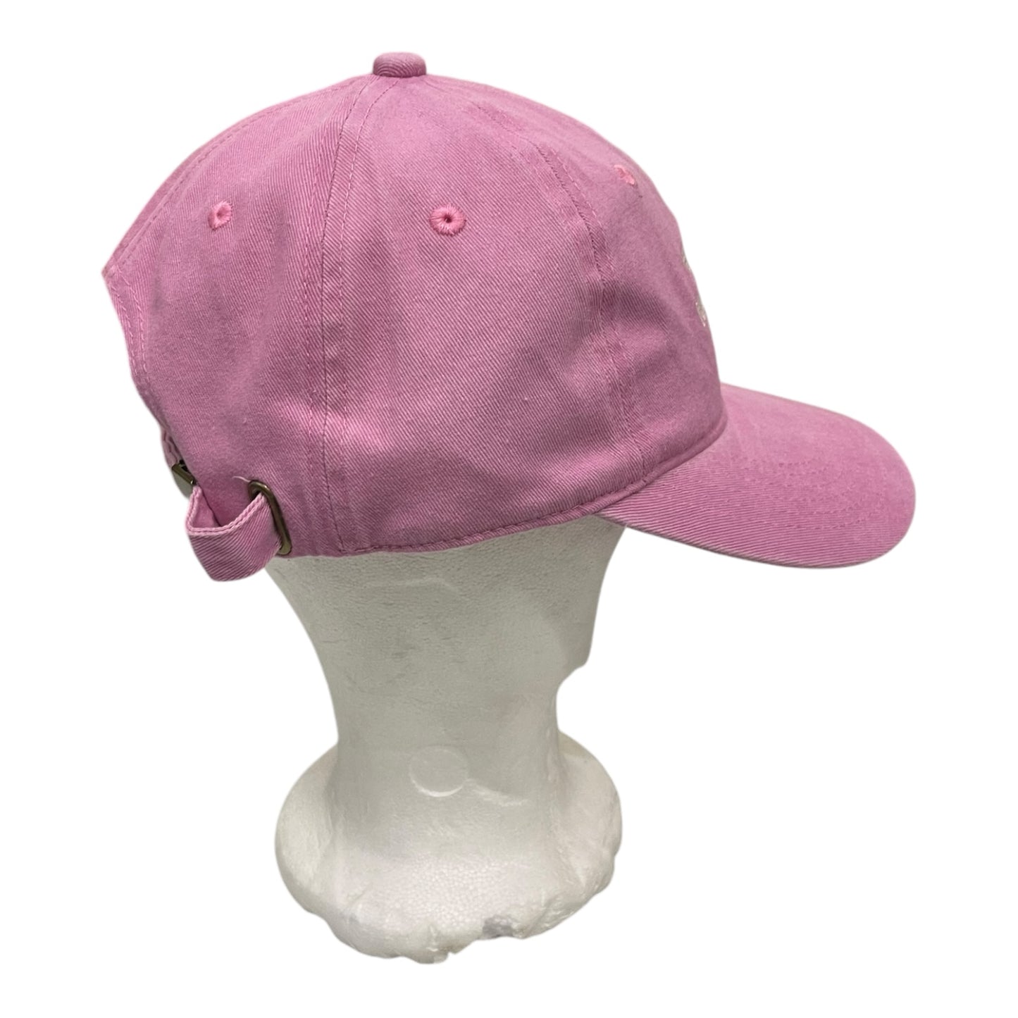 ‘Hipish Hackney’ Cap in Pink on Recycled Cotton - One Size