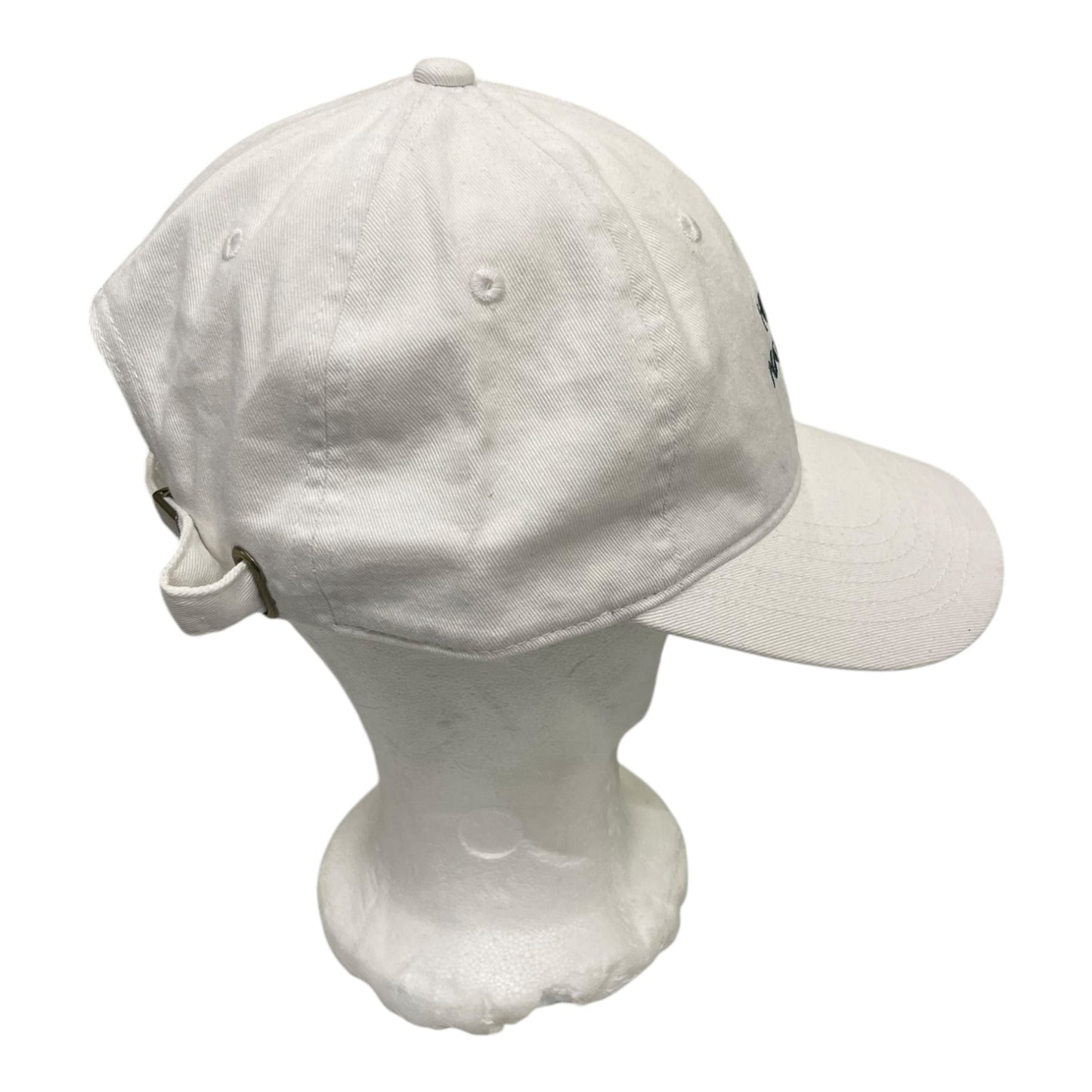 ‘Hipish Hackney’ Cap in Tennis White on Recycled Cotton - One Size