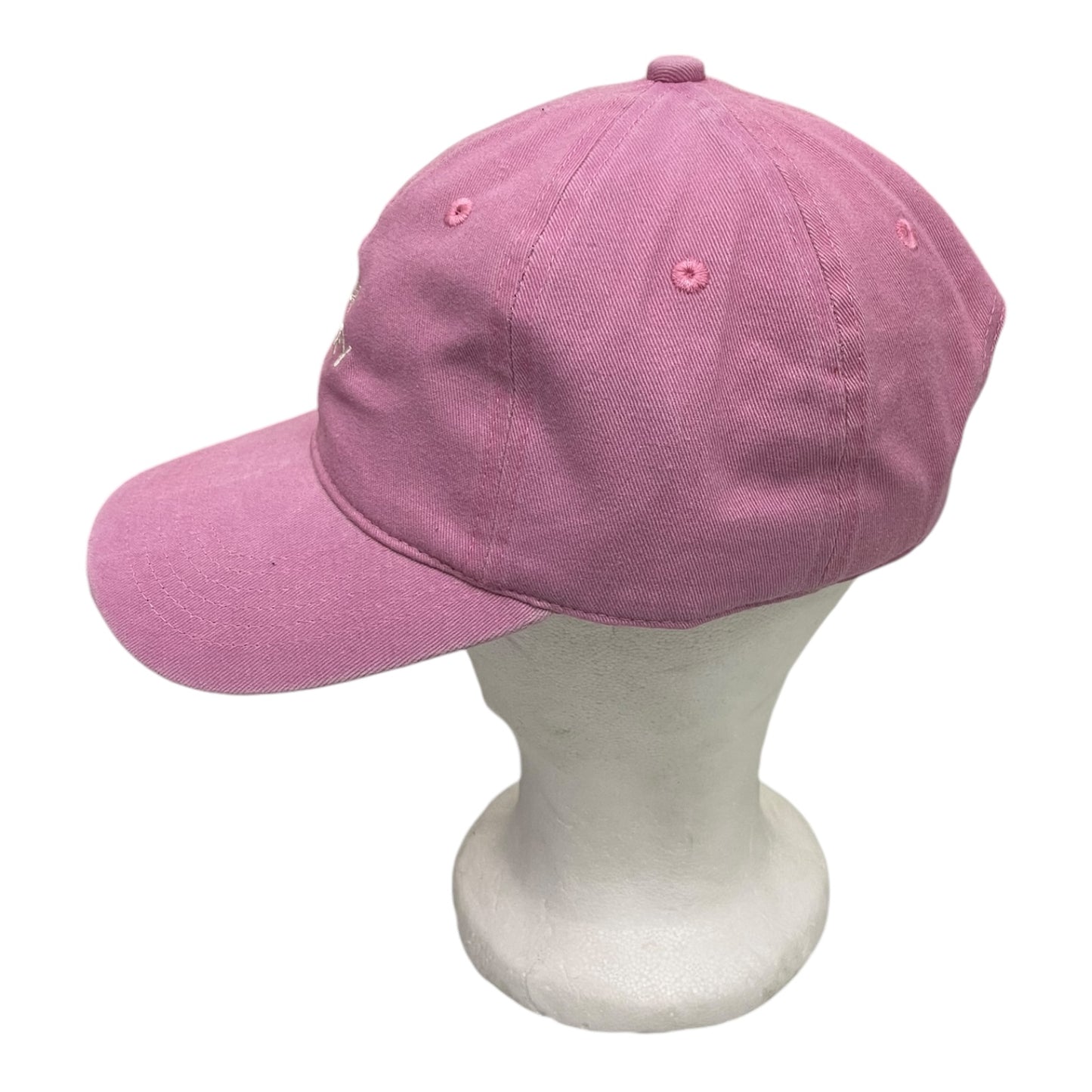 ‘Hipish Hackney’ Cap in Pink on Recycled Cotton - One Size