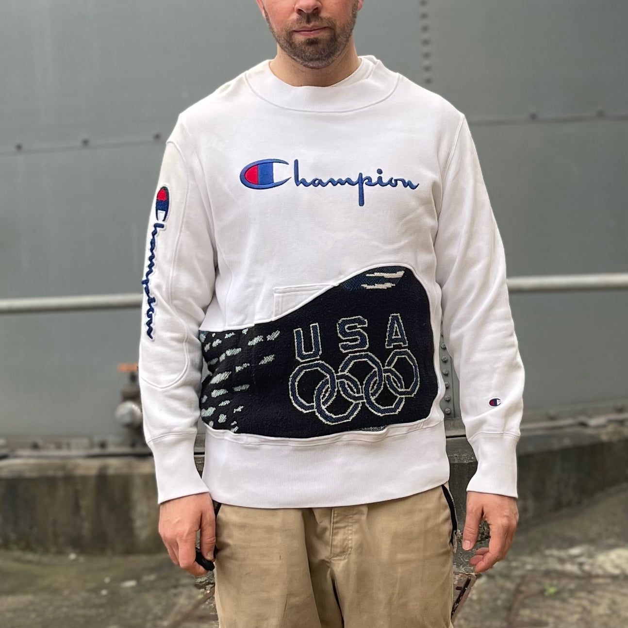 Champion X USA Soccer Reworked Sweatshirt - Medium