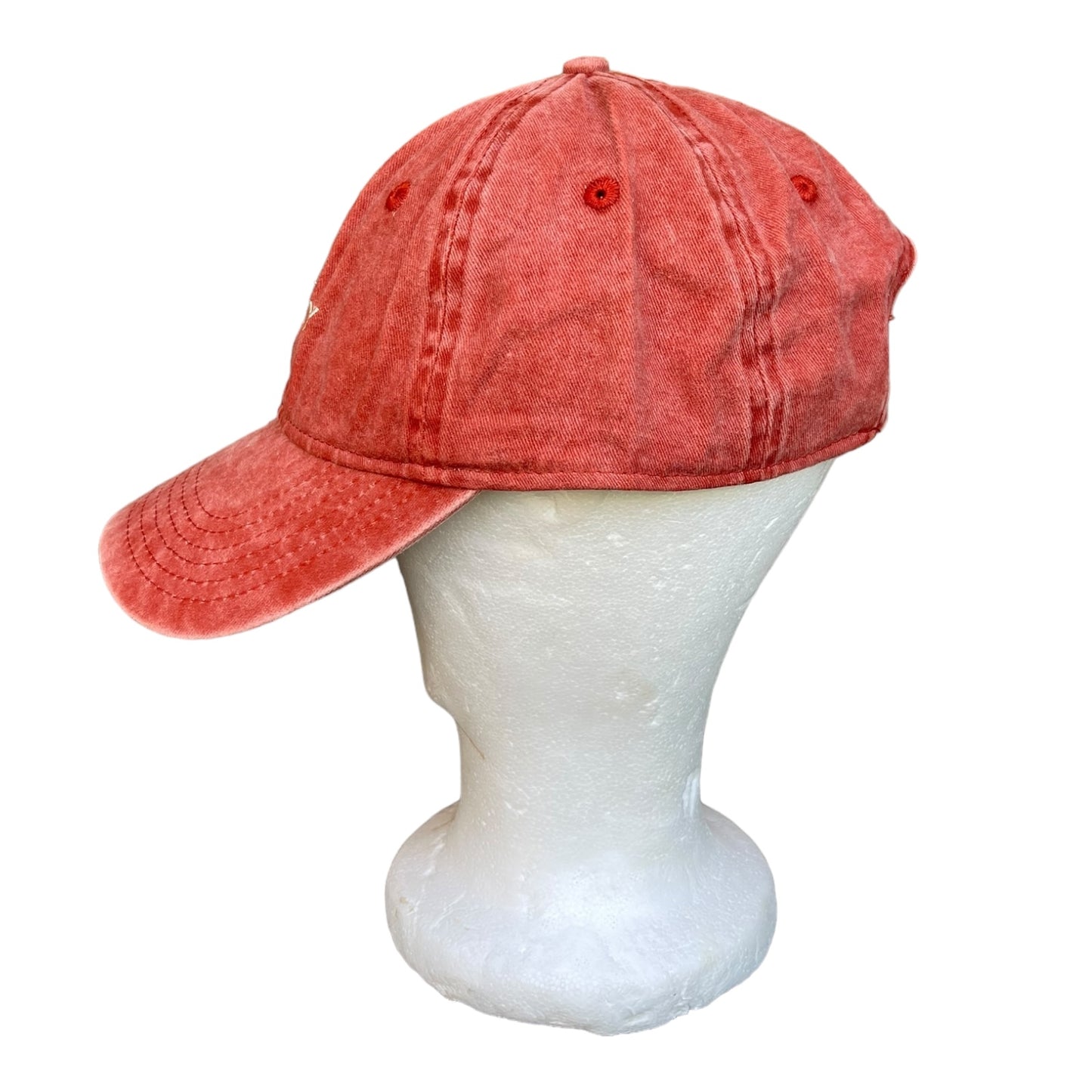 ‘Hipish Hackney’ Cap on Washed Orange made with Recycled Cotton