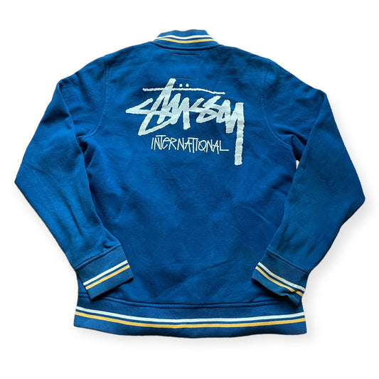 Stussy International Blue Varsity Style Jacket - Medium