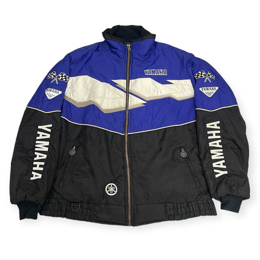 Yamaha Vintage Blue & Black Racing Jacket - Xl
